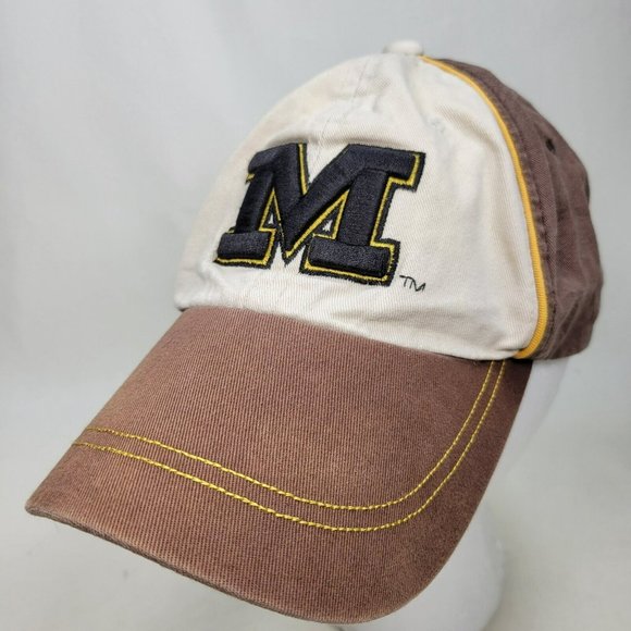 STARTER Other - Starter University of Missouri Tigers Strap Back Hat Cap Faded